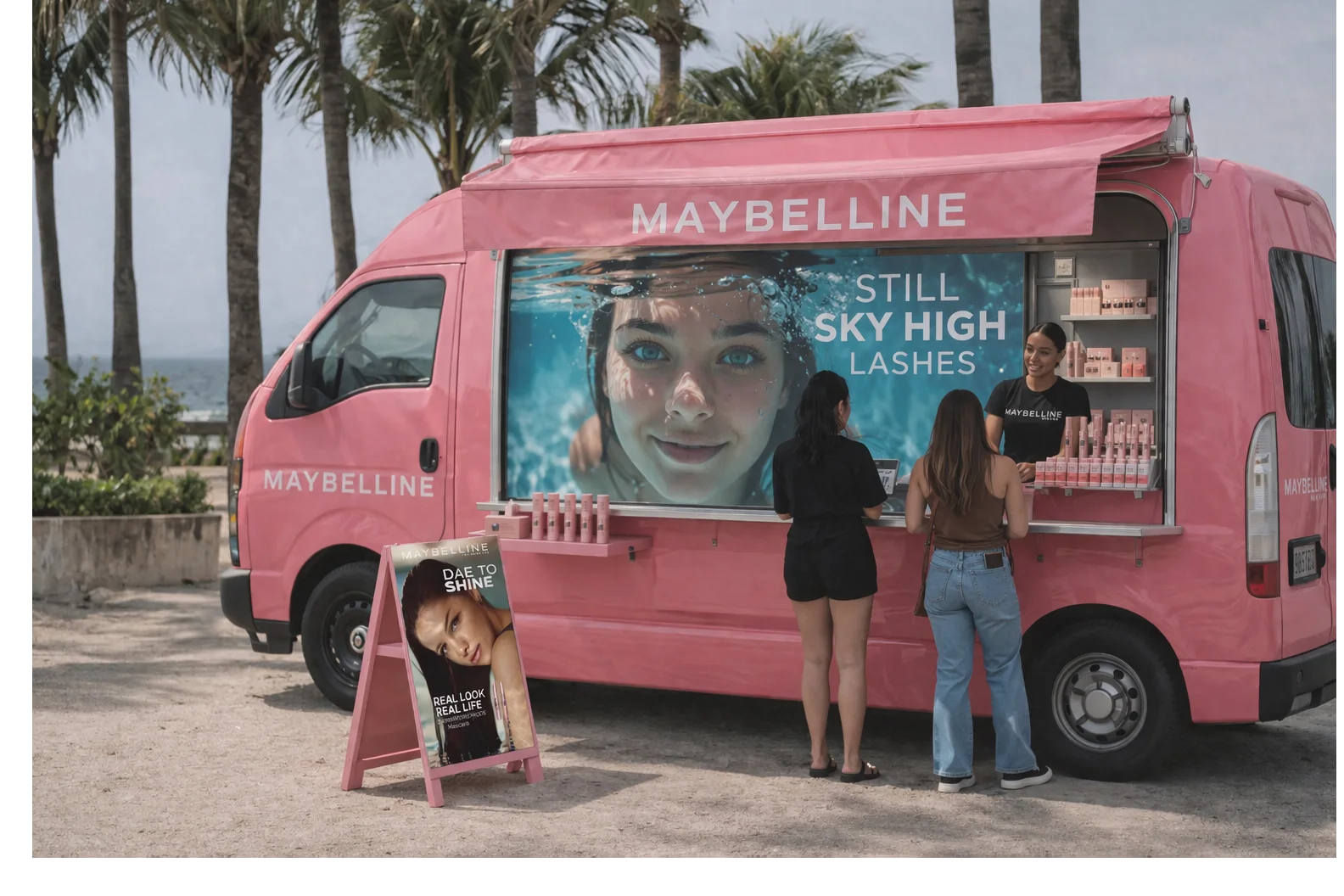 Maybelline, Pop-up truck